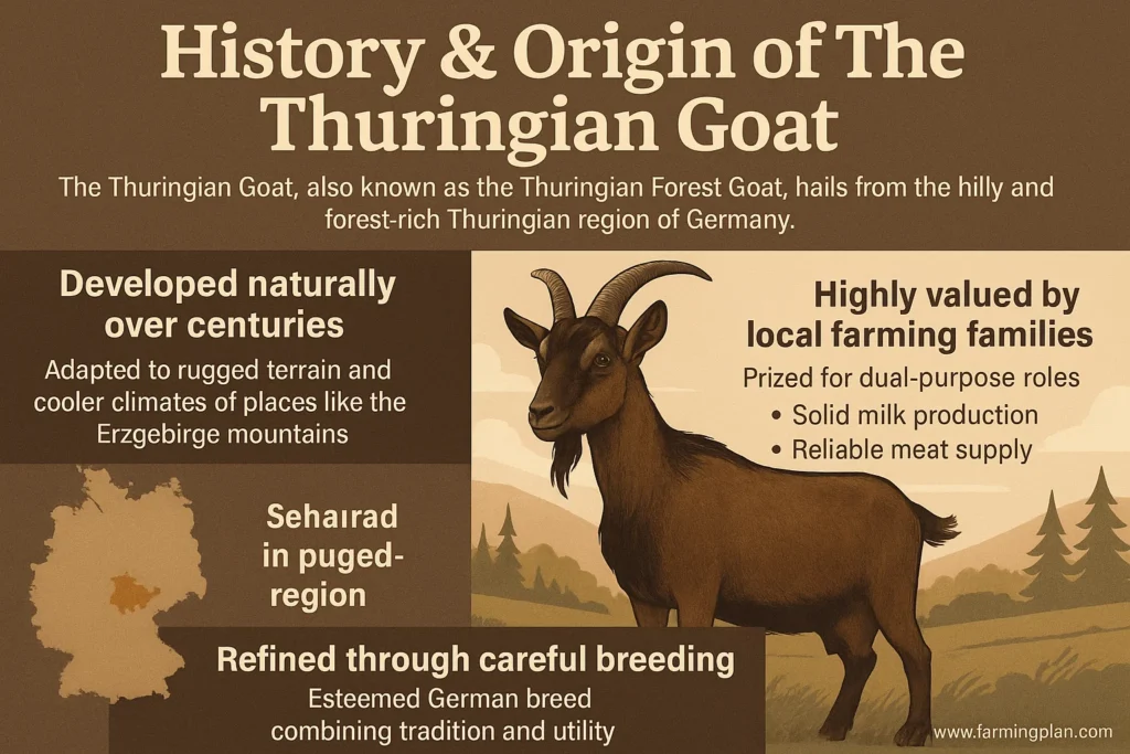 history & origin of the thuringian goat