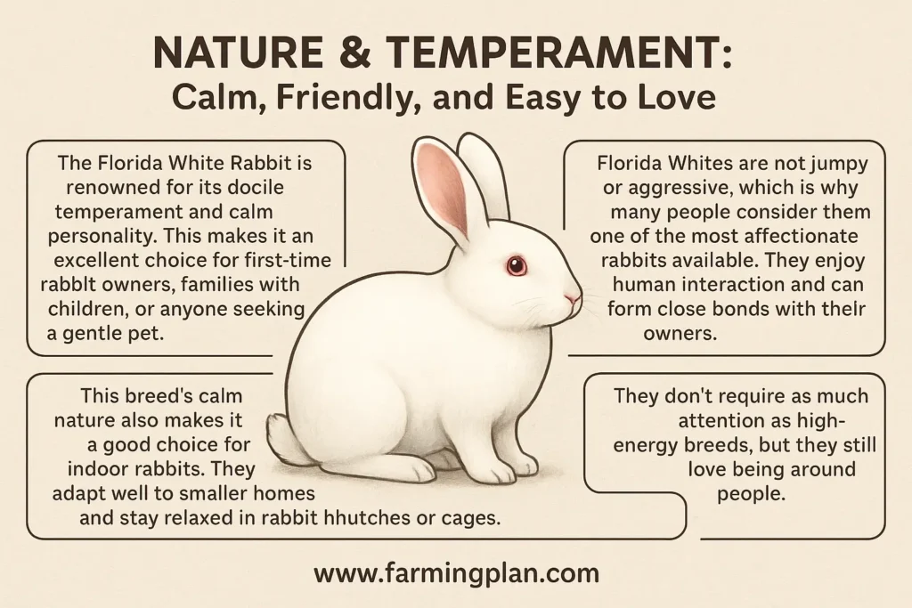 nature and temperament of florida white rabbit