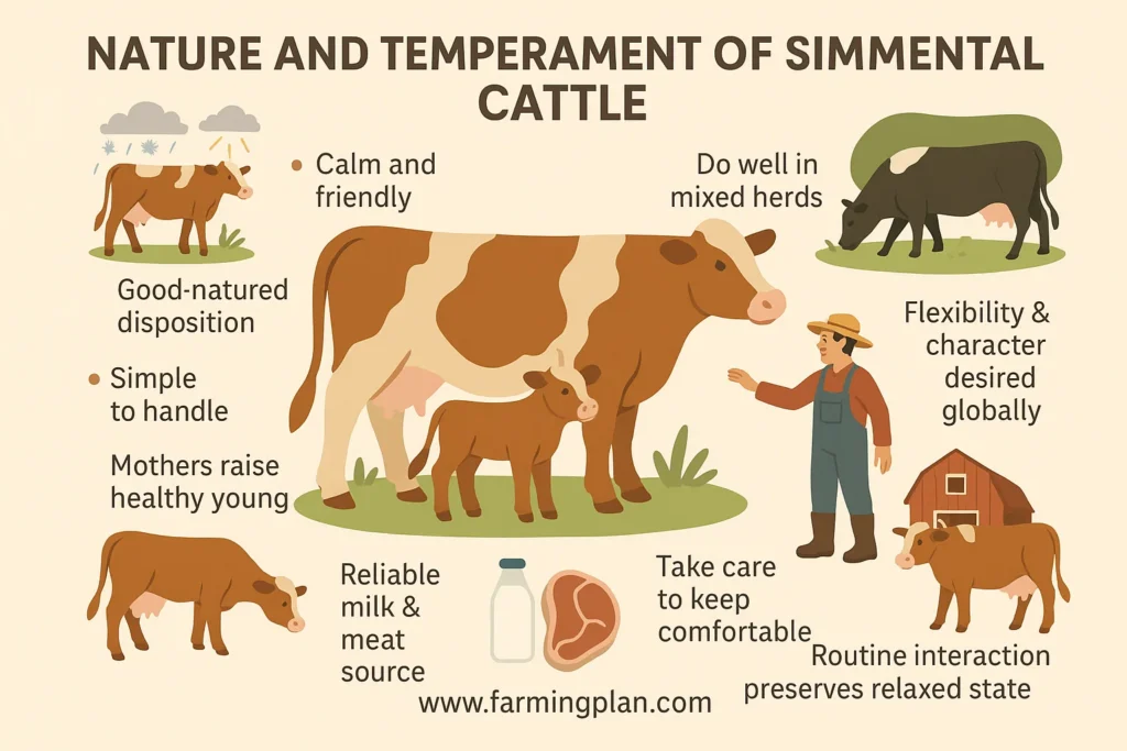 nature and temperament of simmental cattle
