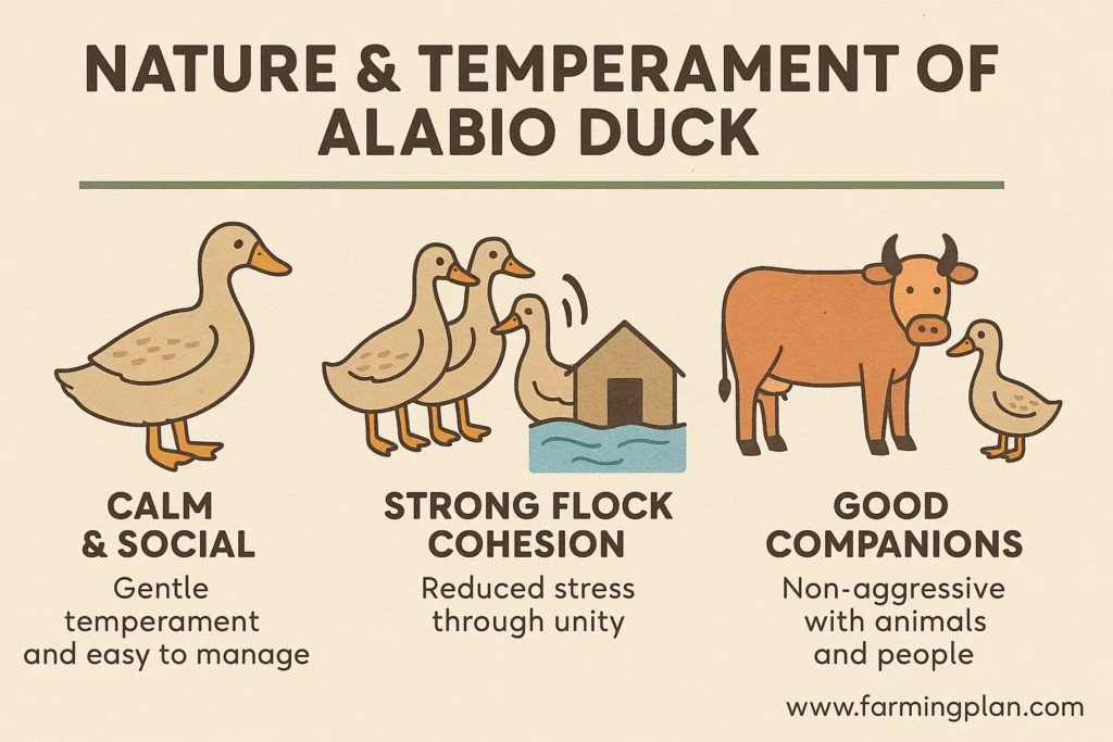 nature & temperament of alabio duck