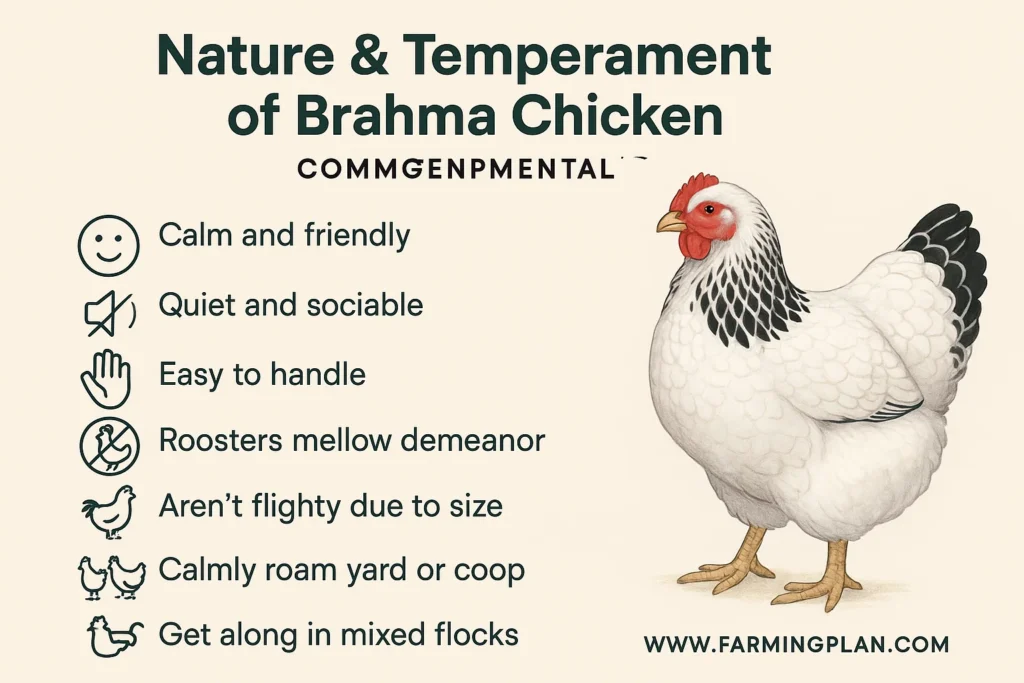 nature & temperament of brahma chicken