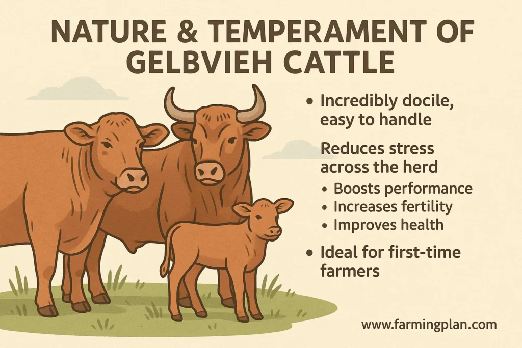 nature & temperament of gelbvieh cattle