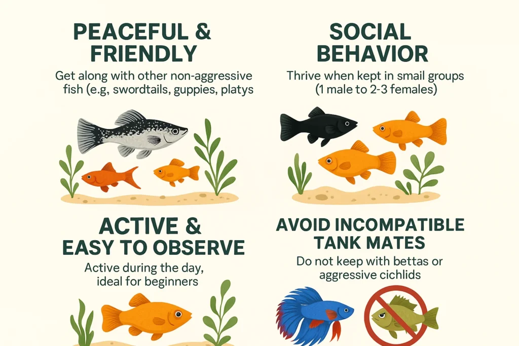 nature & temperament of mollies fish