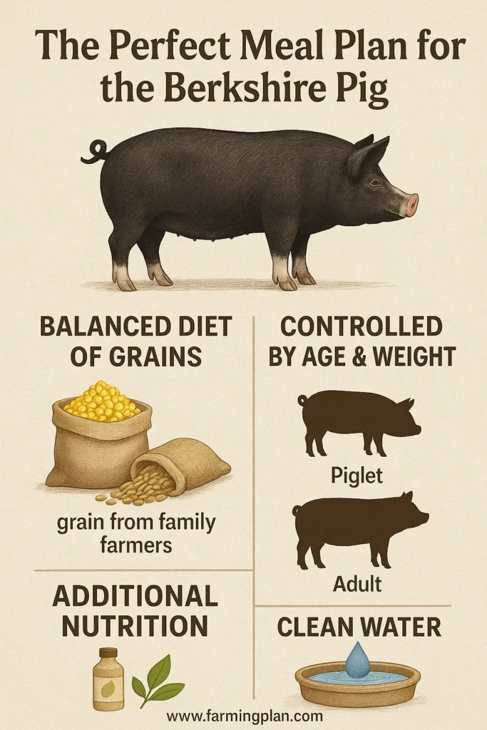 perfect meal plan for the berkshire pig