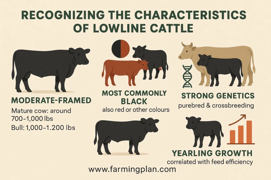 recognizing the characteristics of lowline cattle
