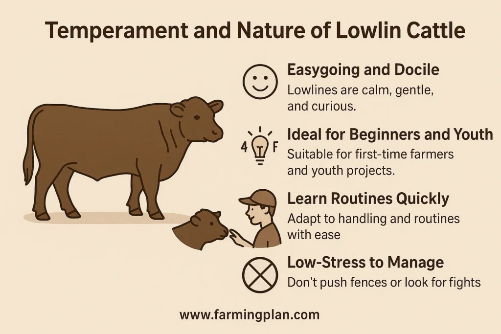 temperament and nature of lowline cattle